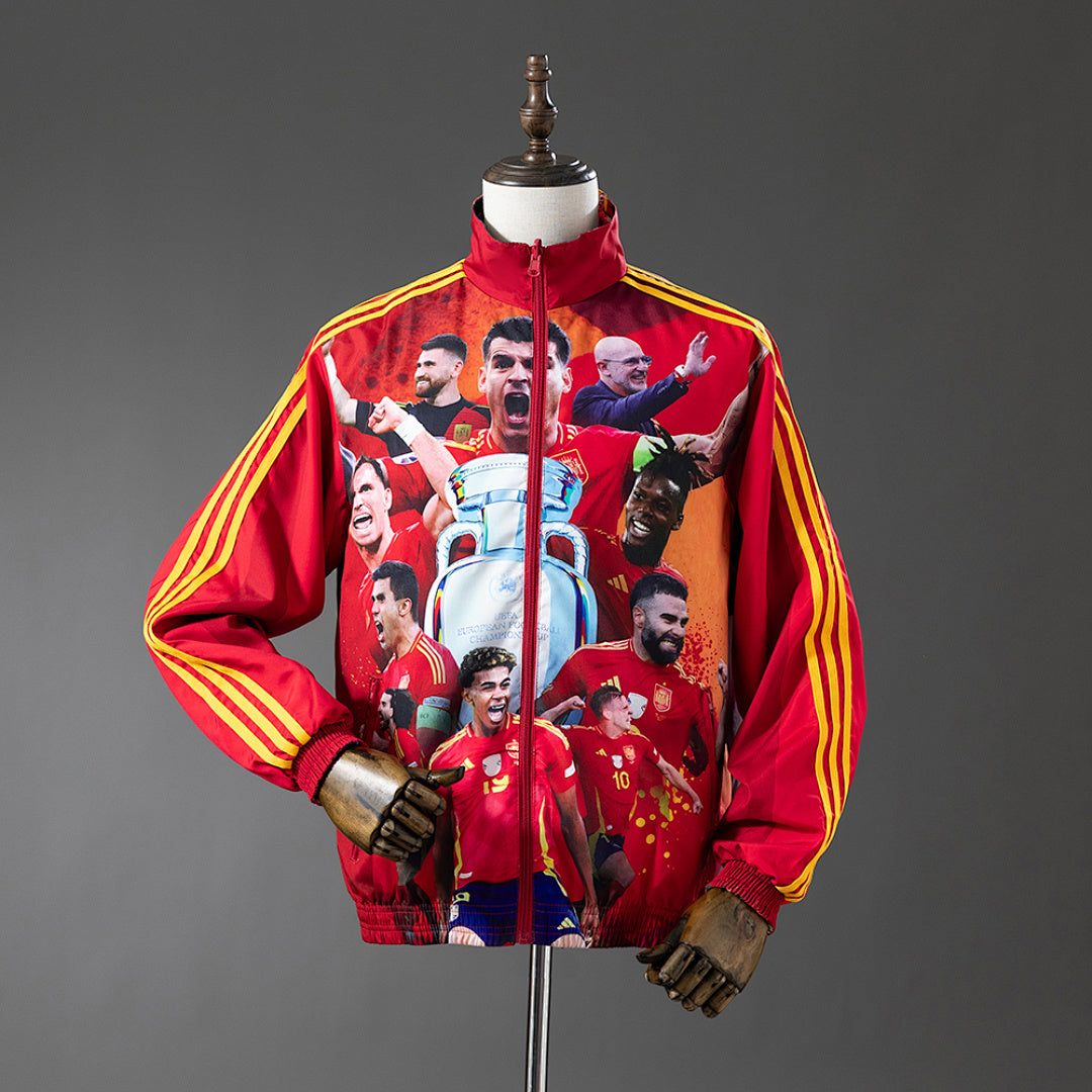 Veste Espagne Yamal Coupe-Vent Réversible