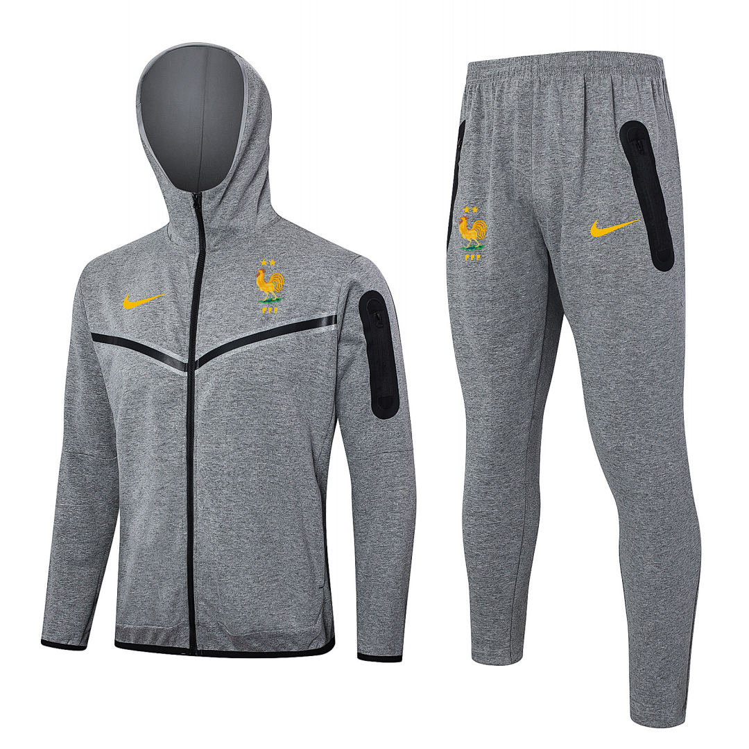 Veste France 2024/25 Gris Chiné