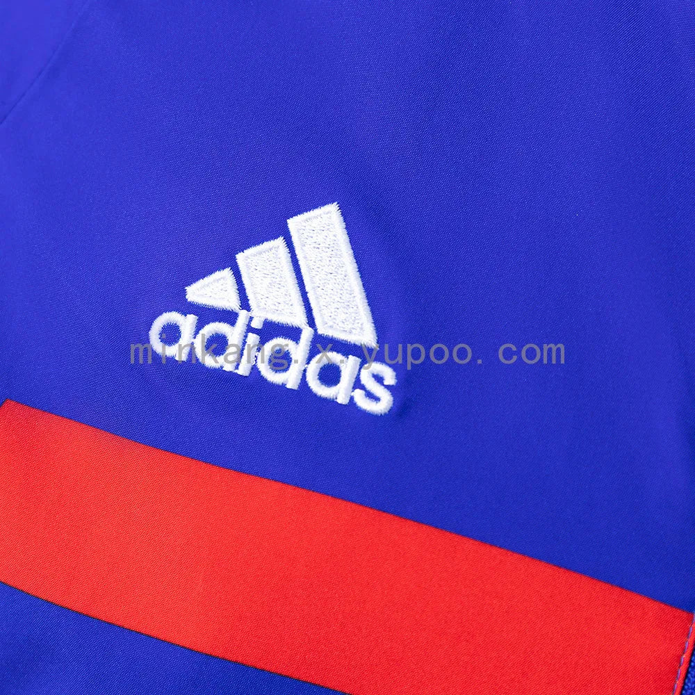 Veste France Adidas 1998 coupe-vent réversible coat jacket