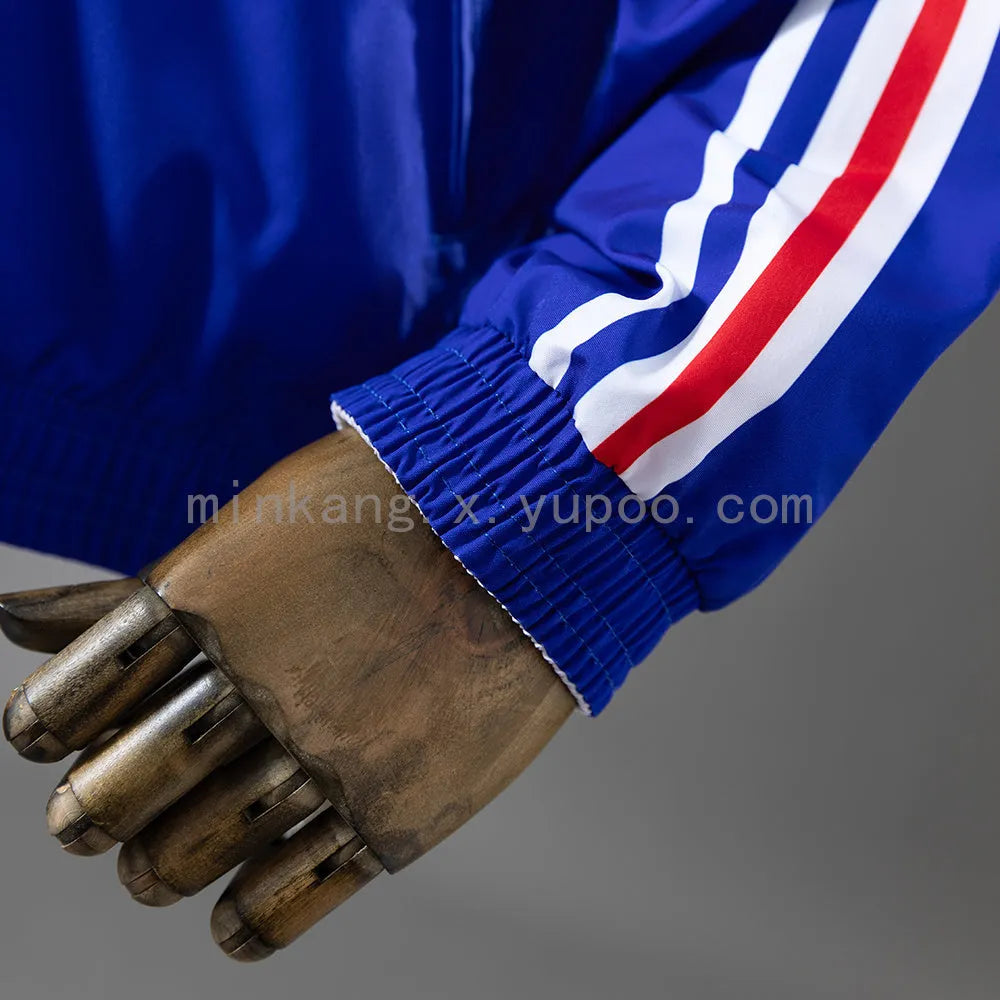 Veste France Adidas 1998 coupe-vent réversible coat jacket