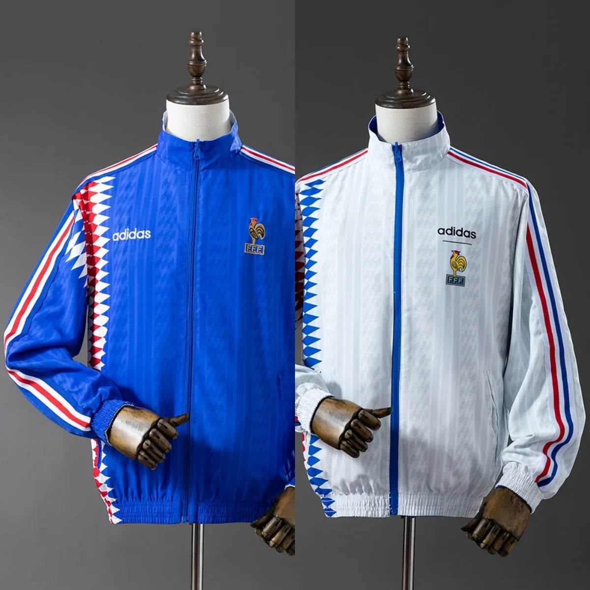 Veste France Adidas coupe-vent réversible coat jacket retro 2025
