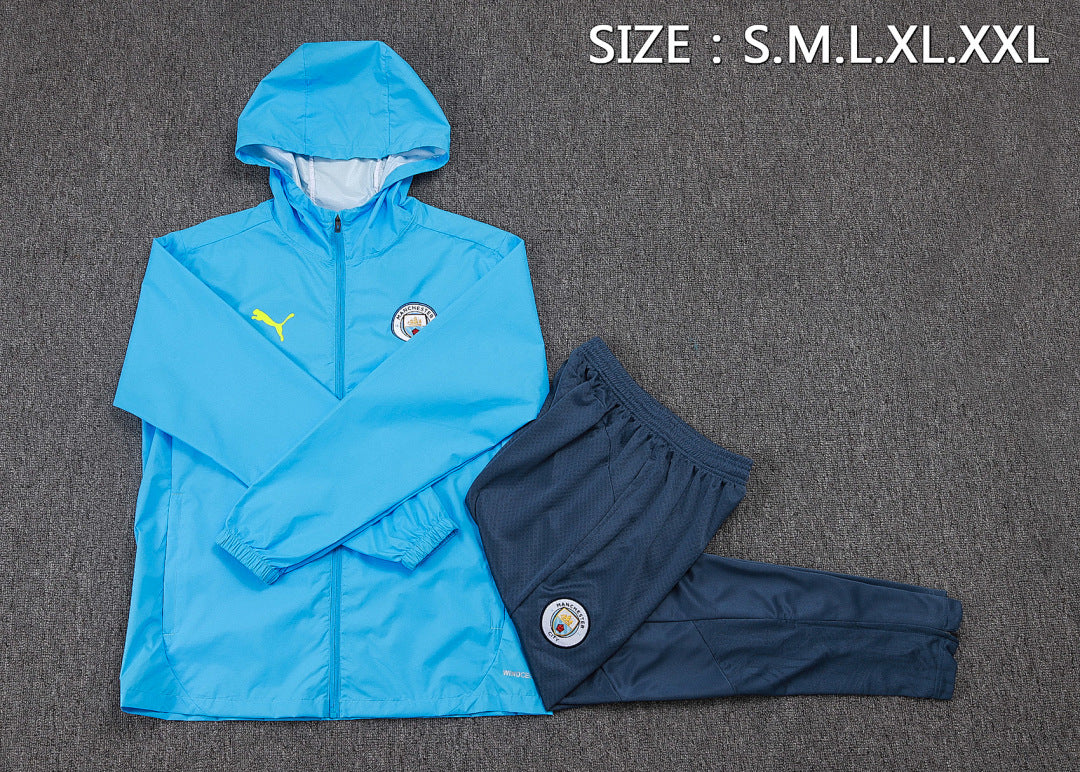 Veste Manchester City 2024/25 - Bleu Ciel