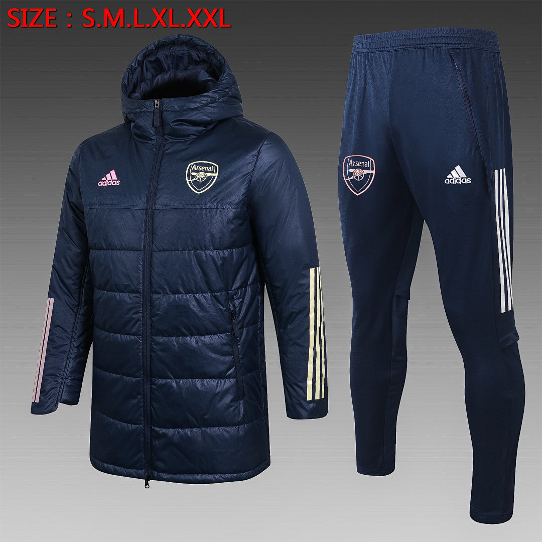 Veste Matelassée Arsenal Bleu Royal 2021