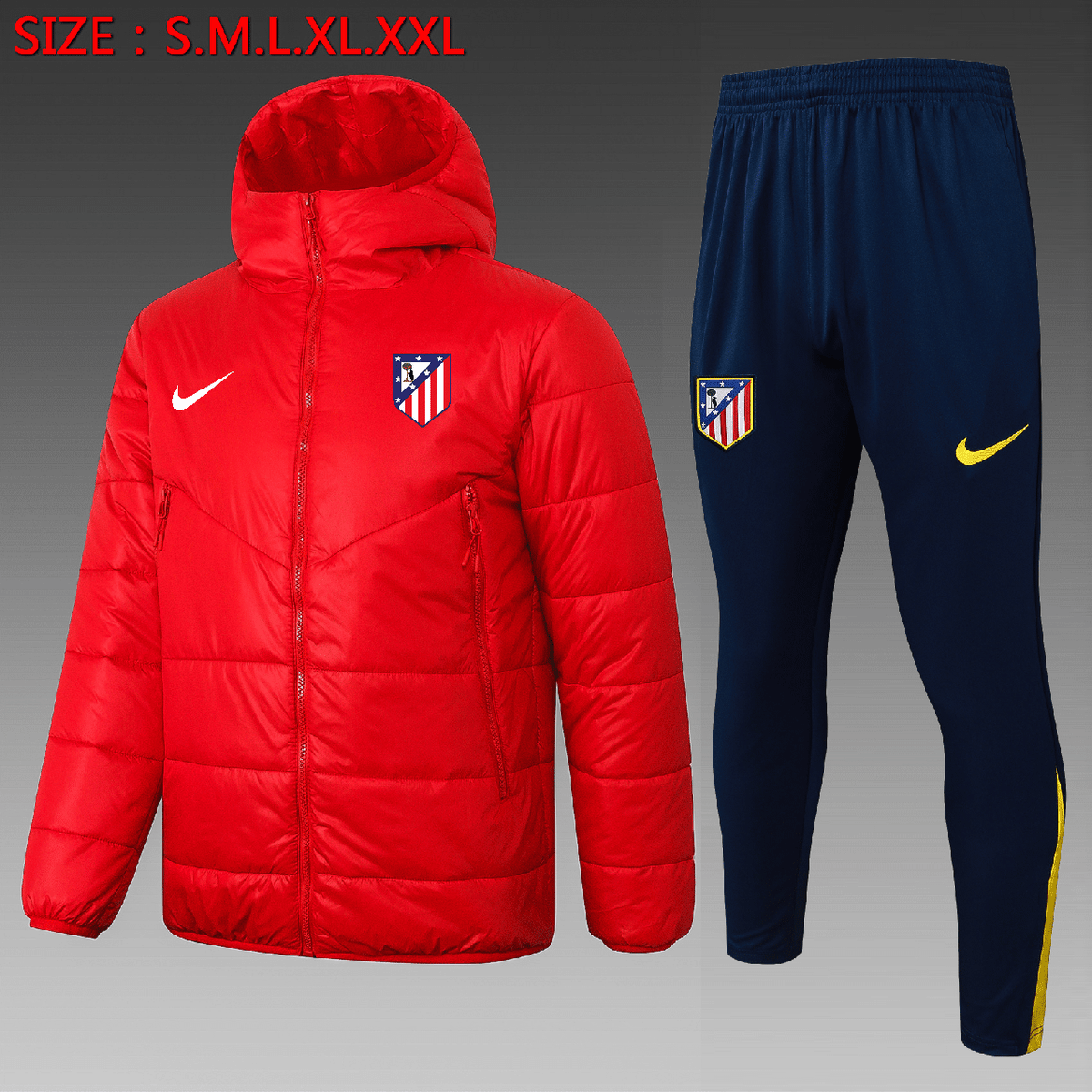 Veste Matelassée Atlético Madrid Rouge