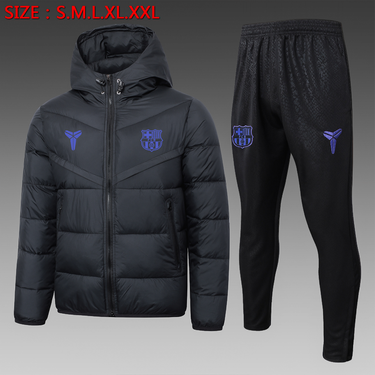 Veste Matelassée Barcelone Noir 2025/26