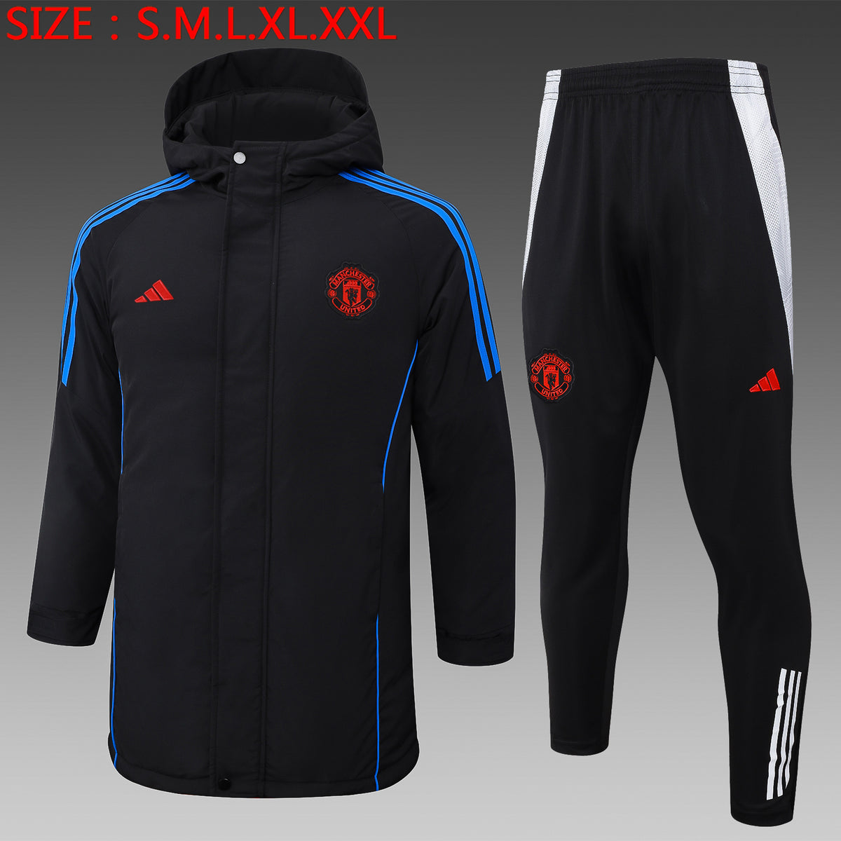 Veste Matelassée Manchester United 2024/25 Noir