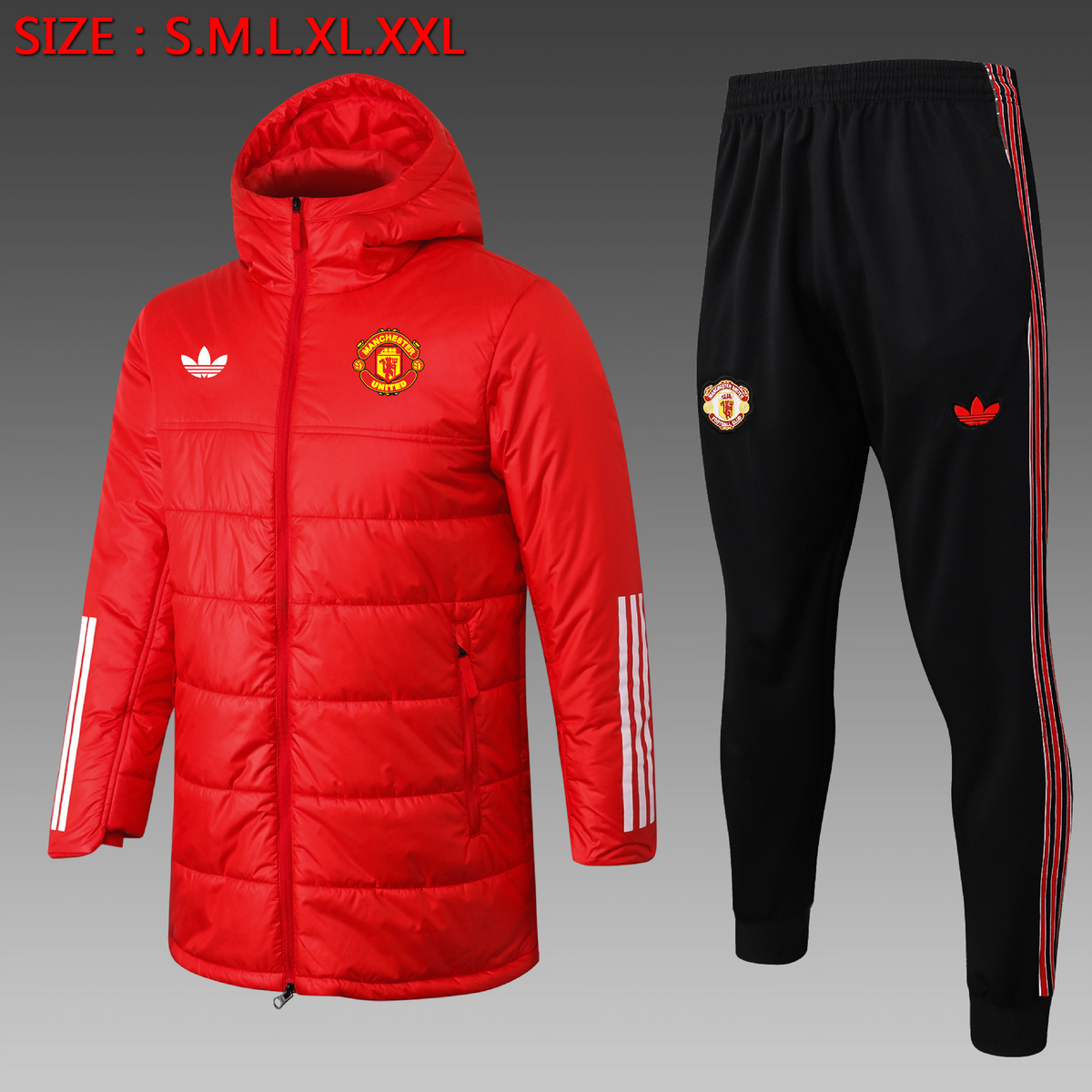Veste Matelassée Manchester United Rouge