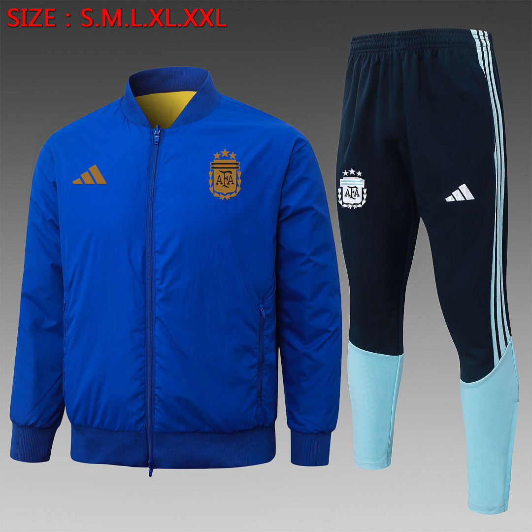Veste Réversible Argentine Bleu Royal