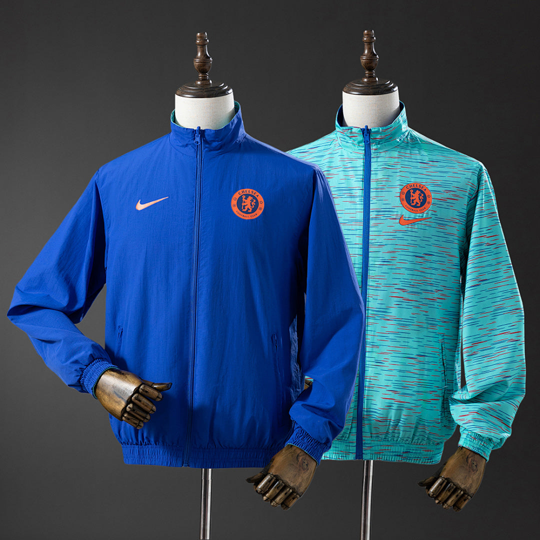 Veste Réversible Coupe-Vent Jacket Bleu & Bleu Ciel