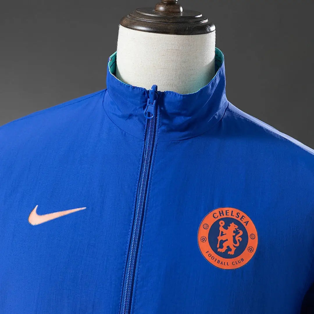 Veste Réversible Coupe-Vent Jacket Bleu & Bleu Ciel