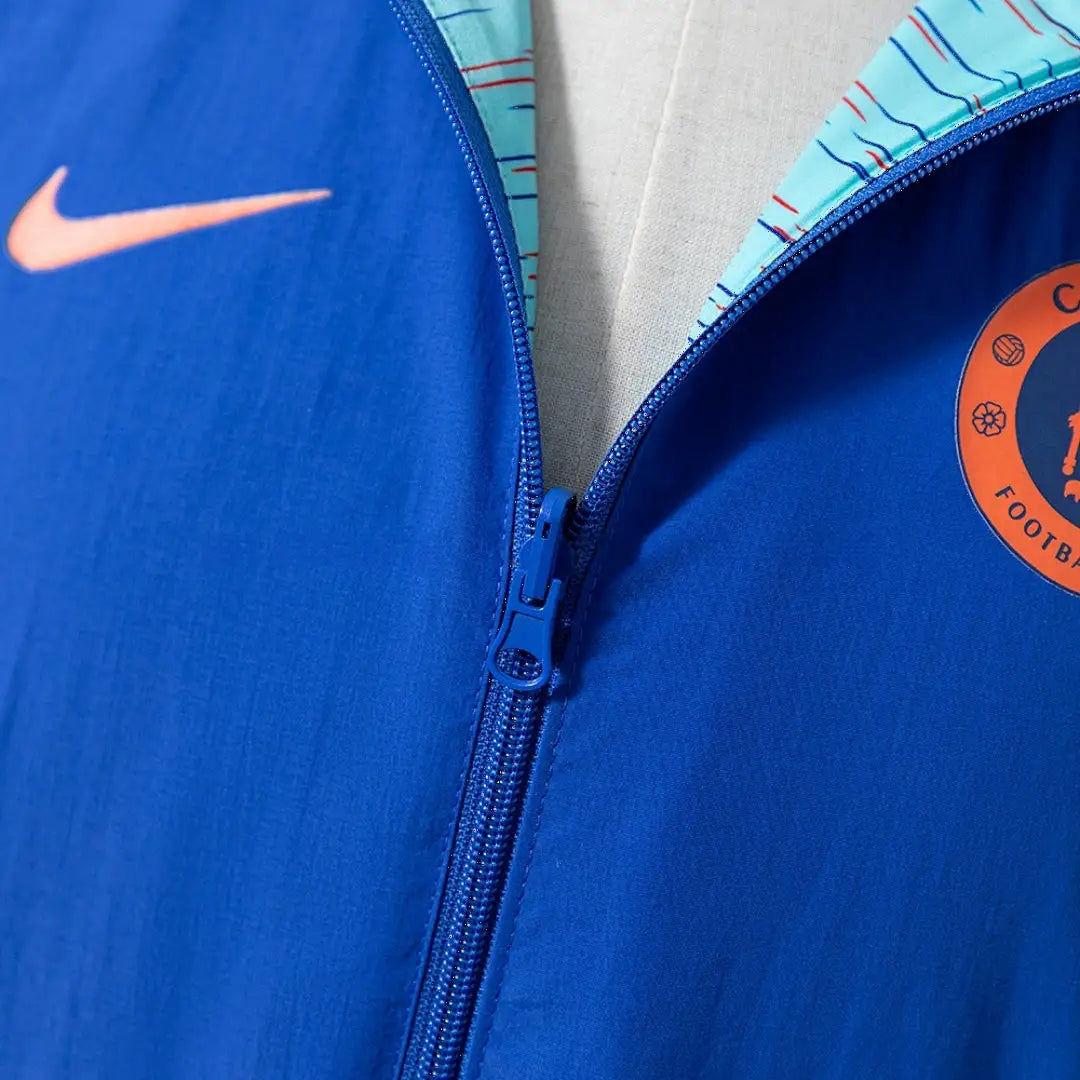 Veste Réversible Coupe-Vent Jacket Bleu & Bleu Ciel