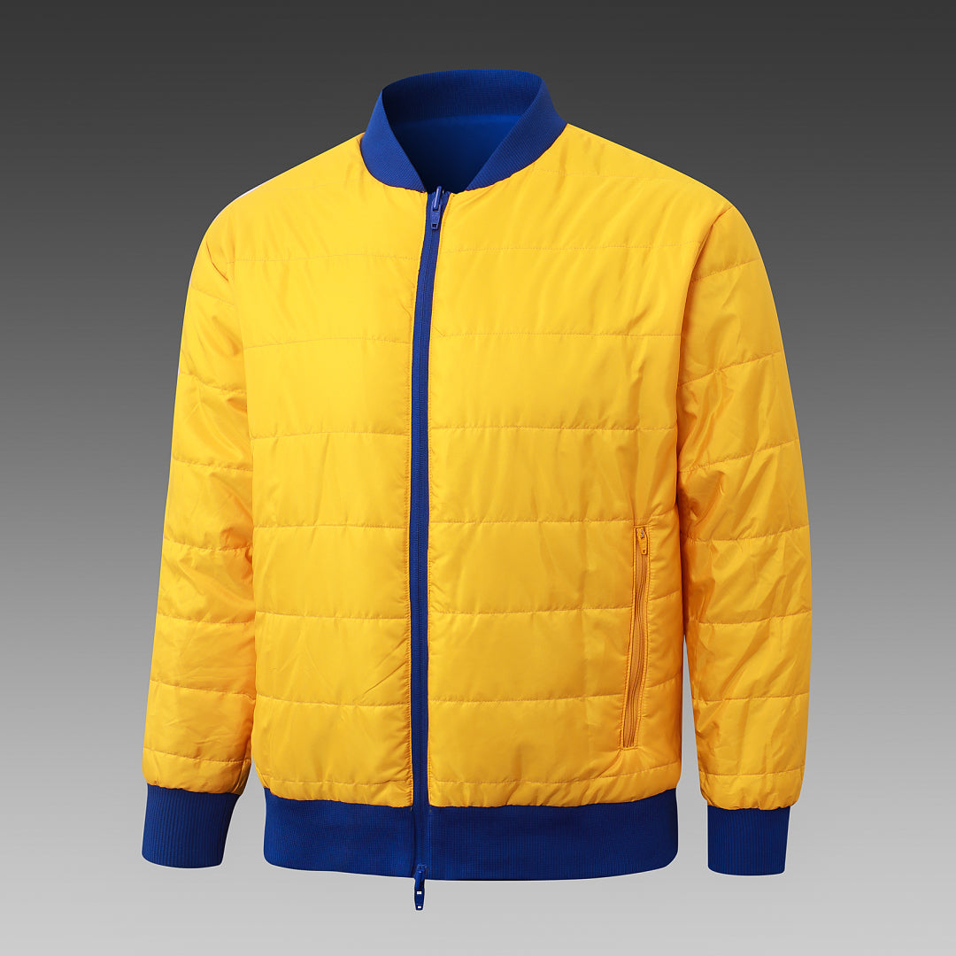 Veste Réversible Matelassée Jaune