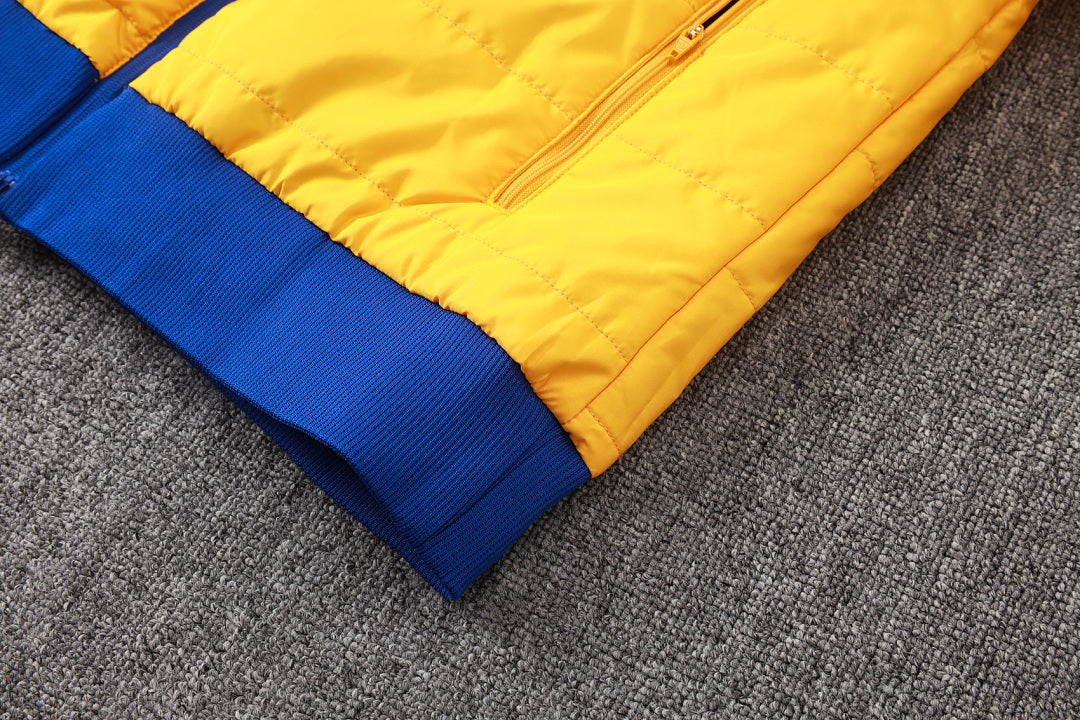 Veste Réversible Matelassée Jaune