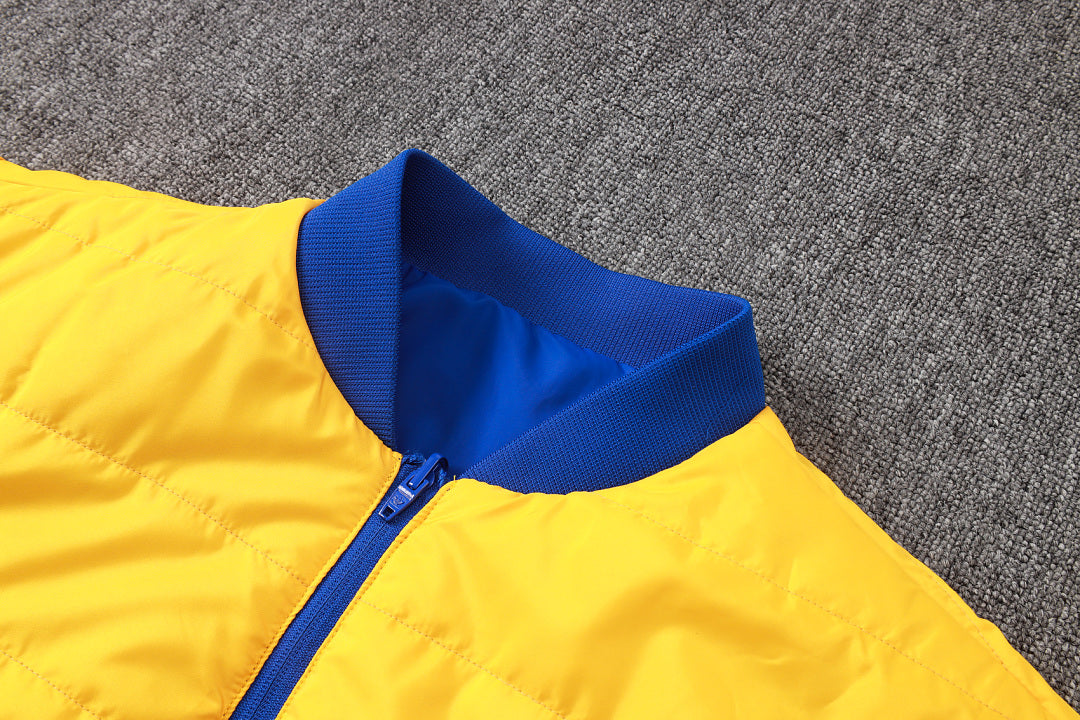 Veste Réversible Matelassée Jaune