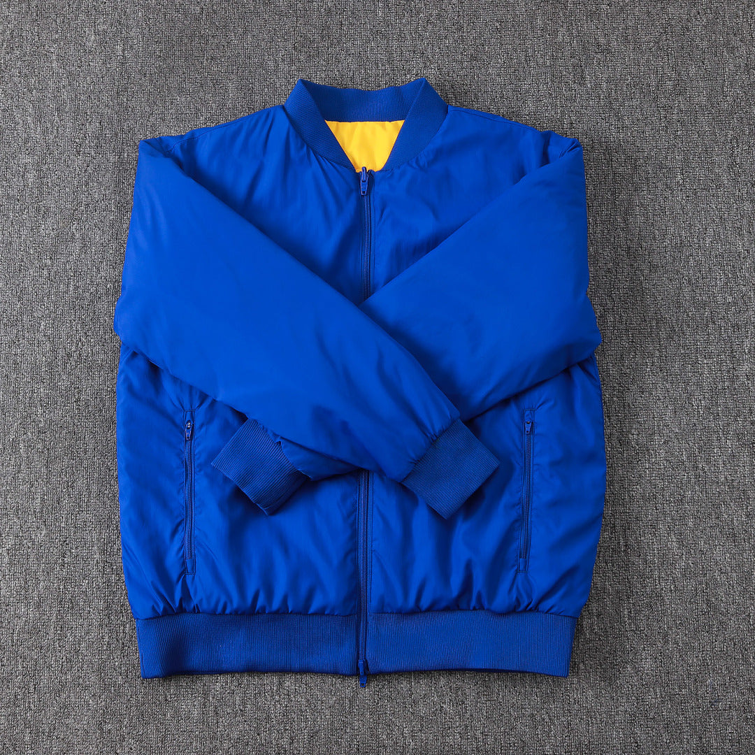 Veste Réversible Matelassée Jaune