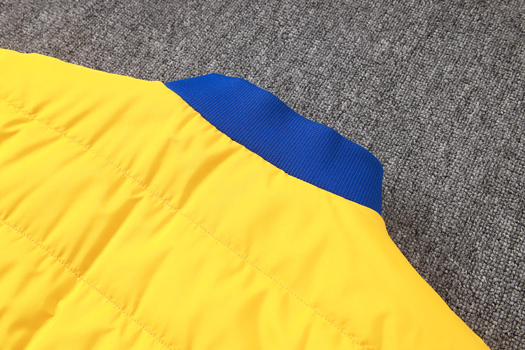 Veste Réversible Matelassée Jaune