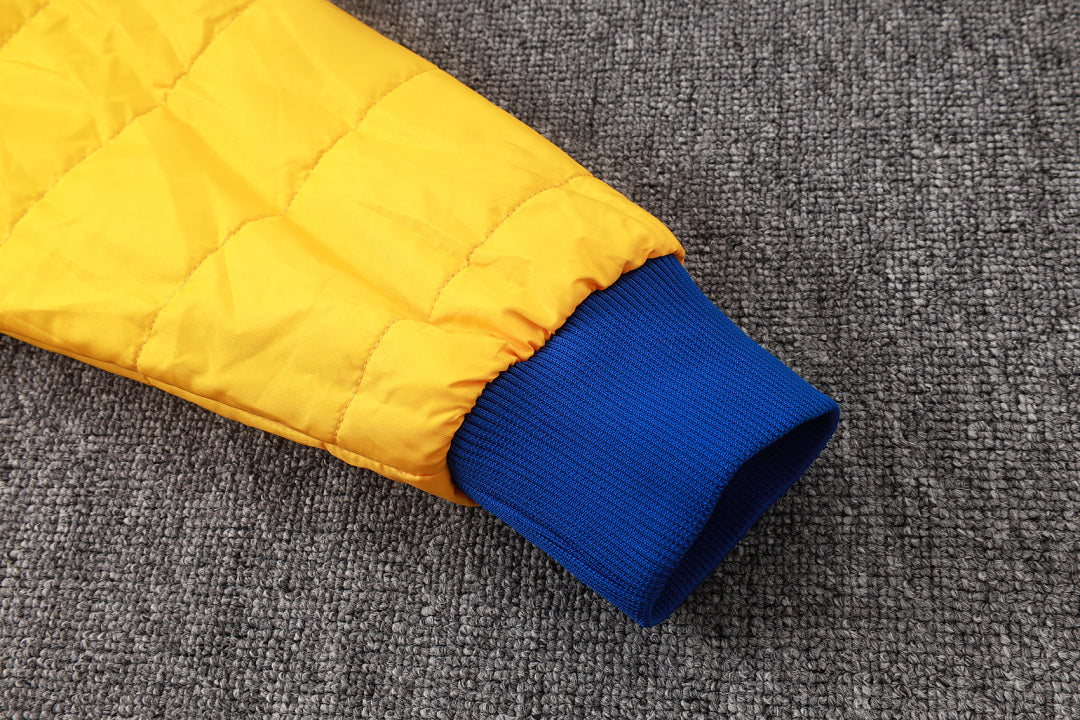 Veste Réversible Matelassée Jaune