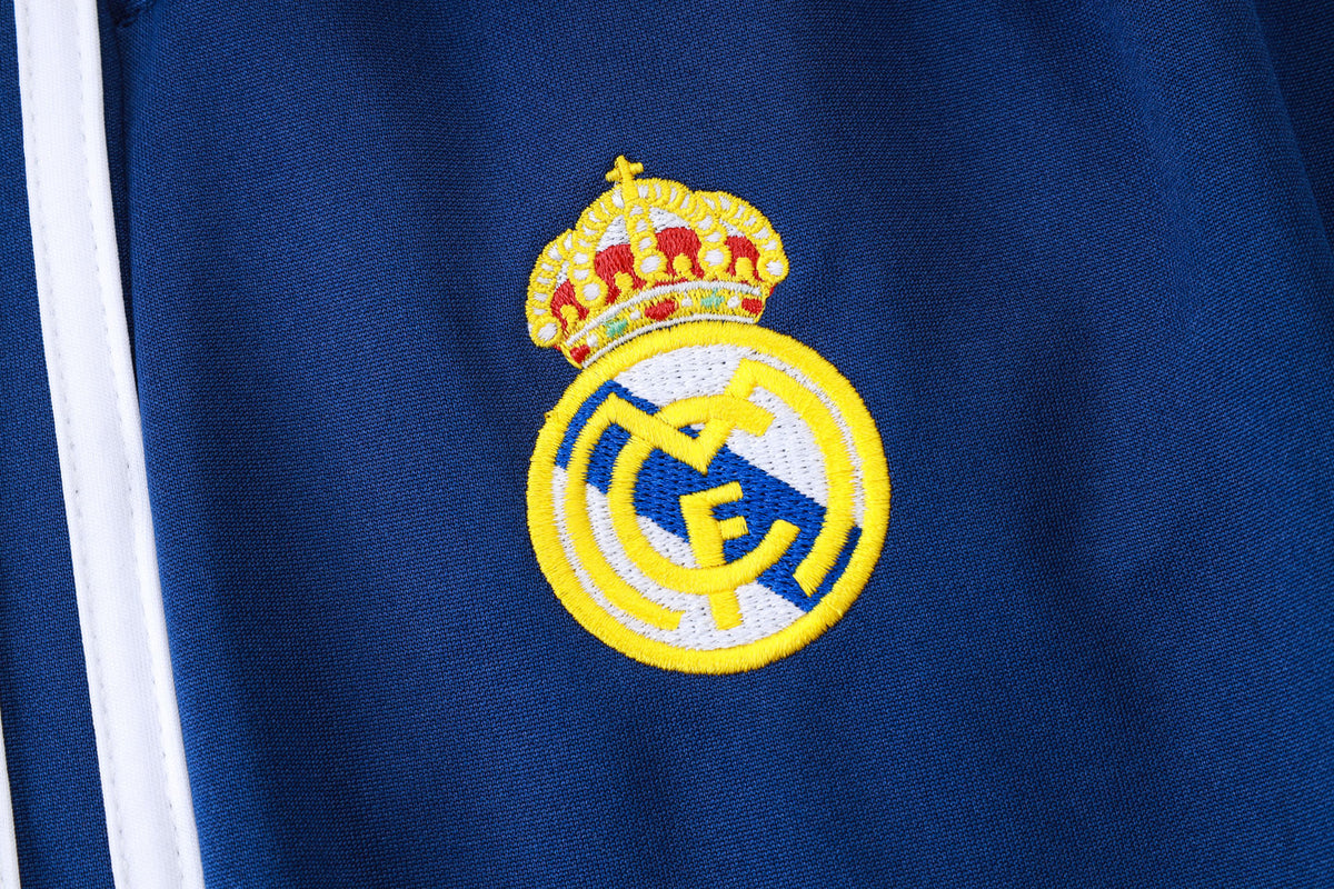 Veste survêtement Real Madrid Bleu Roi Vintage 2025/26