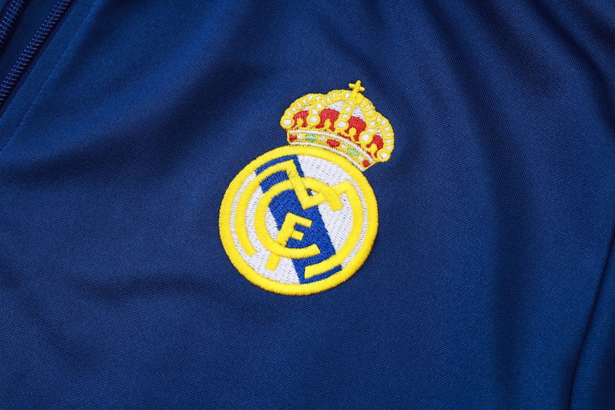 Veste survêtement Real Madrid Bleu Roi Vintage 2025/26