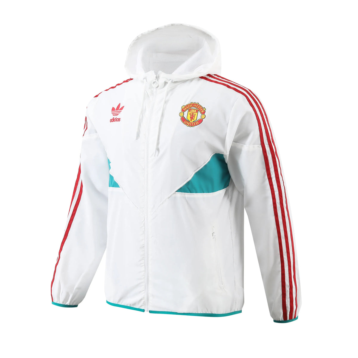 Veste Trench Coat Manchester United rouge/blanc 2024/25