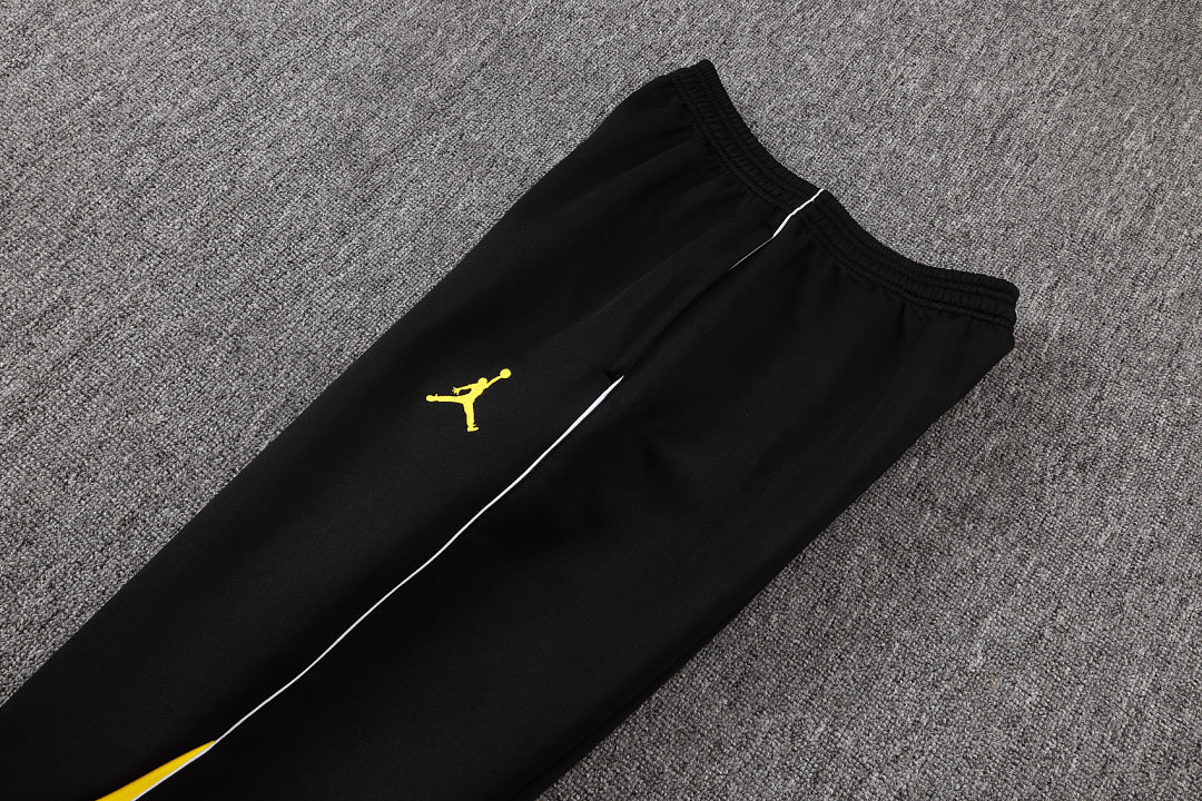 Veste zippée à capuche Brésil Noir Jaune