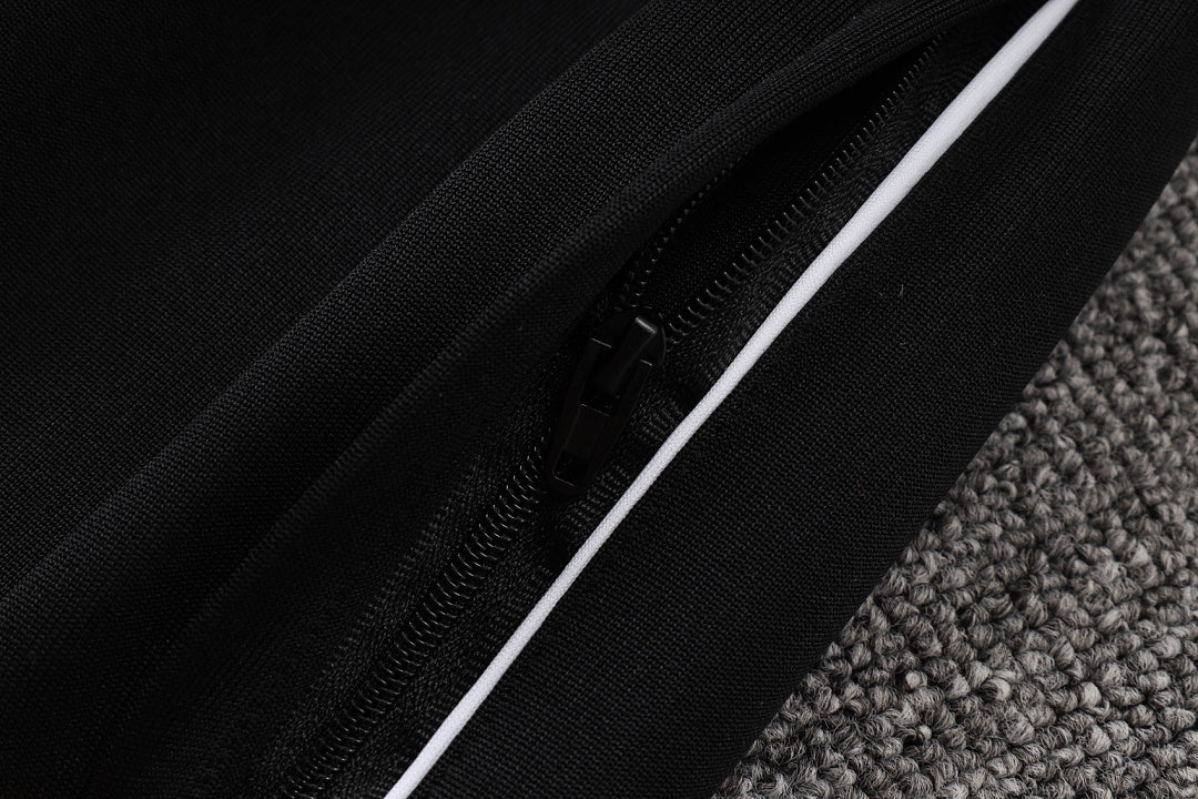 Veste zippée à capuche Brésil Noir Jaune