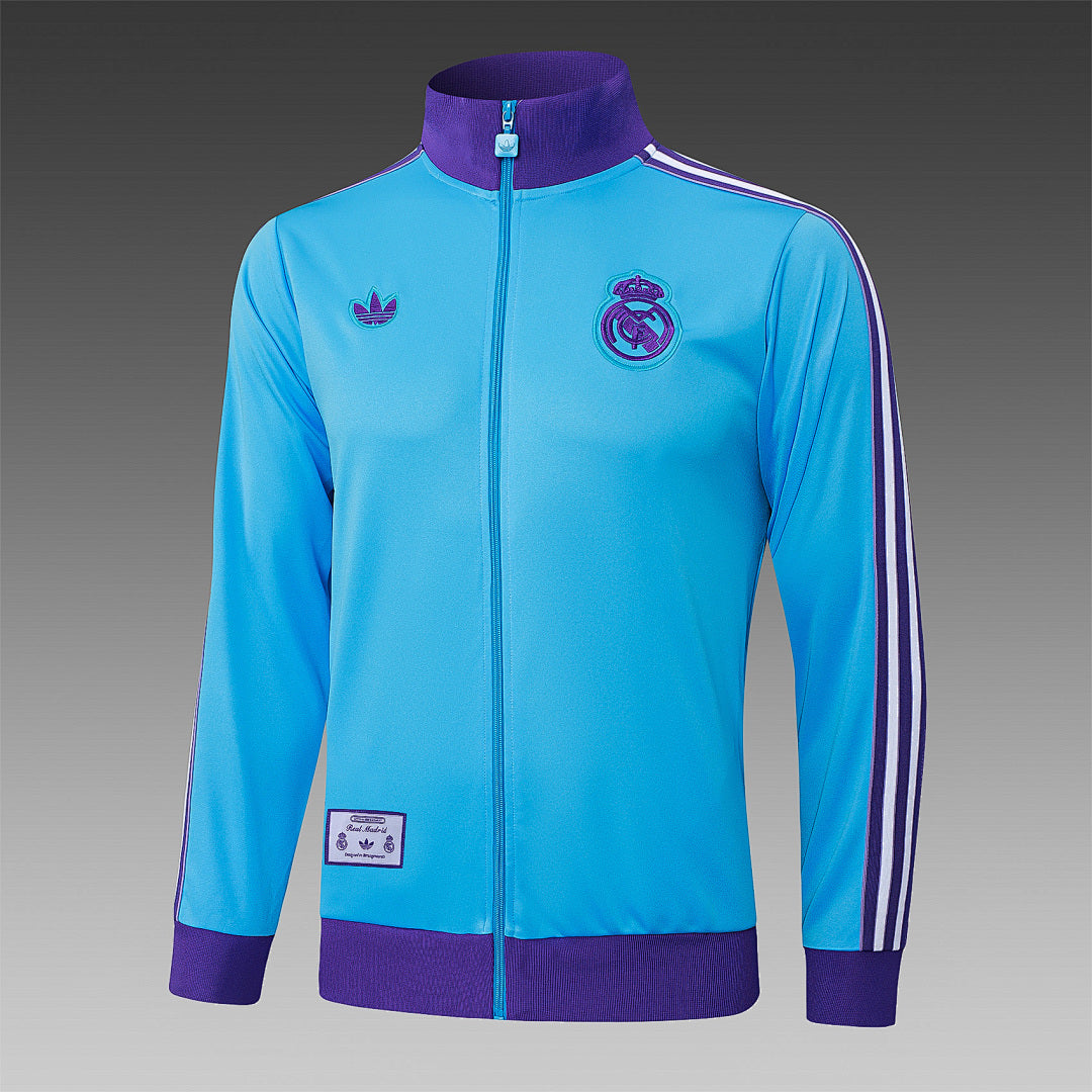 Veste zippée ensemble jogging Real Madrid 2025/26
