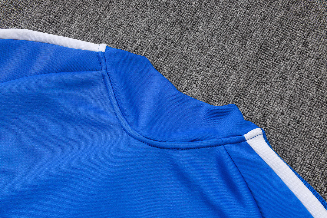Veste zippée longue de sport A26058#