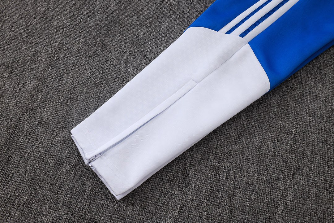 Veste zippée longue de sport A26058#
