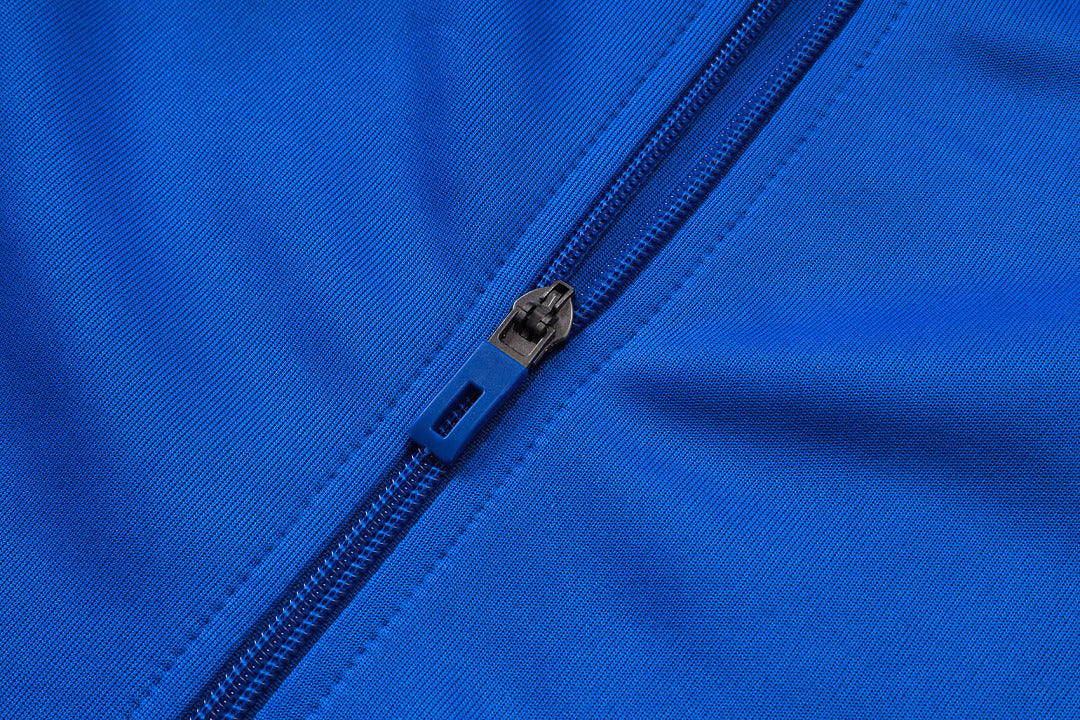 Veste zippée longue de sport A26058#