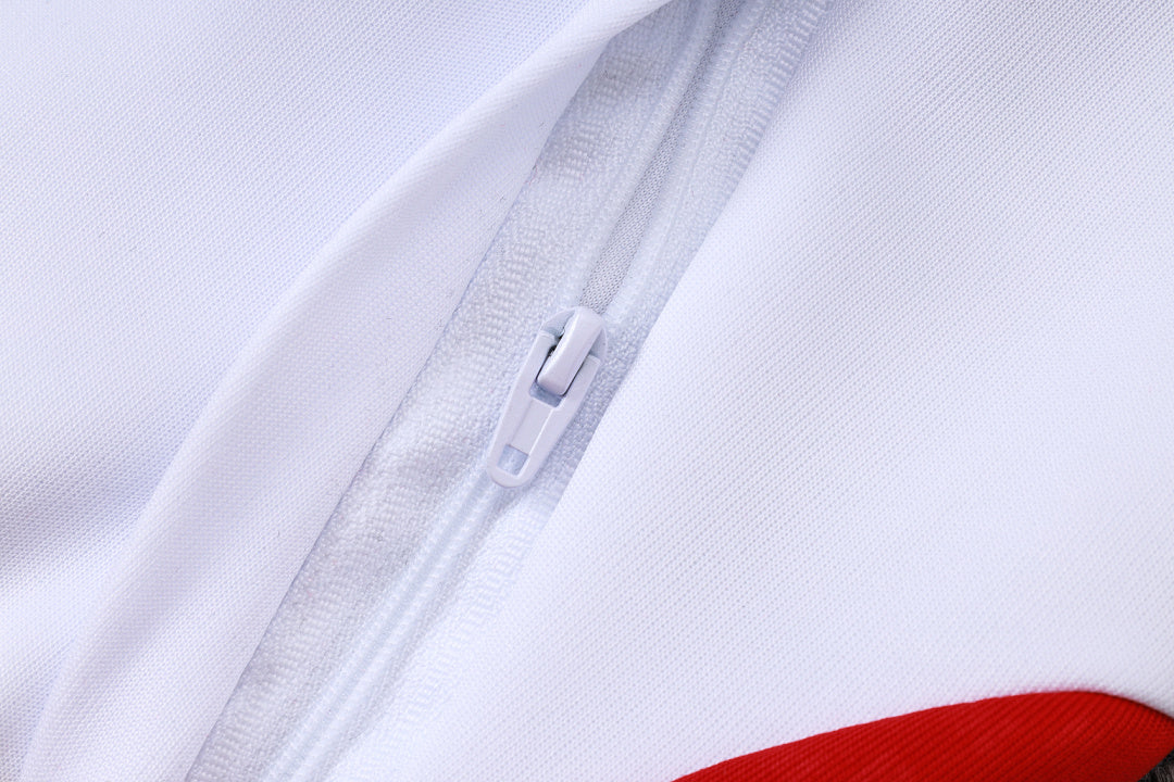 Veste zippée longue Riverbed Blanc