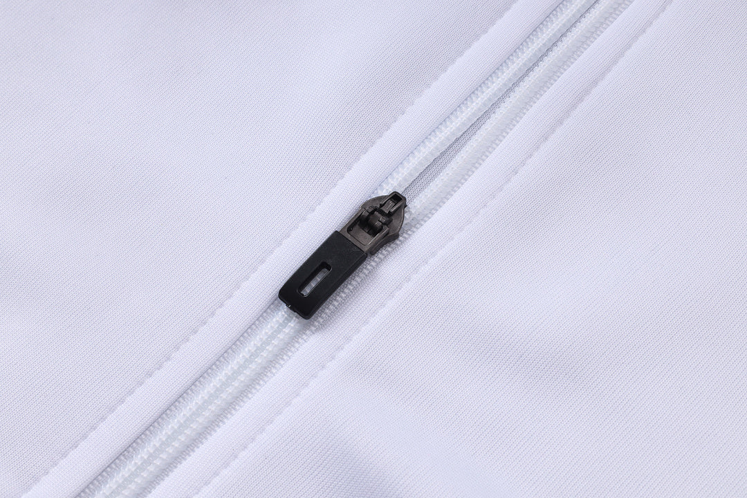 Veste zippée longue Riverbed Blanc