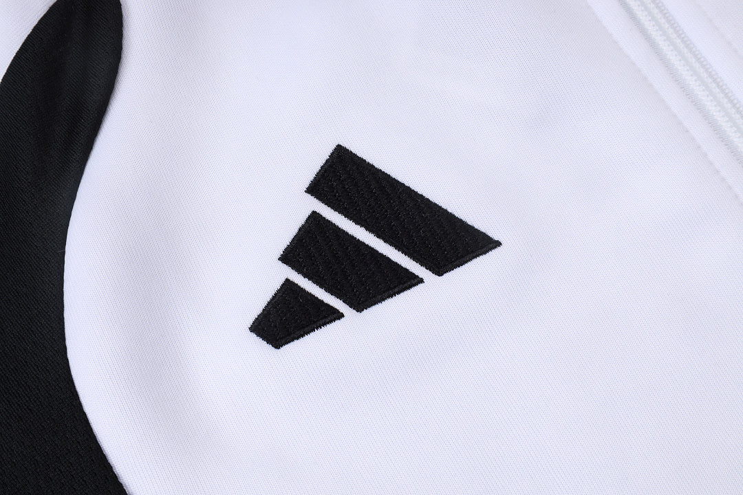 Veste zippée longue Riverbed Blanc