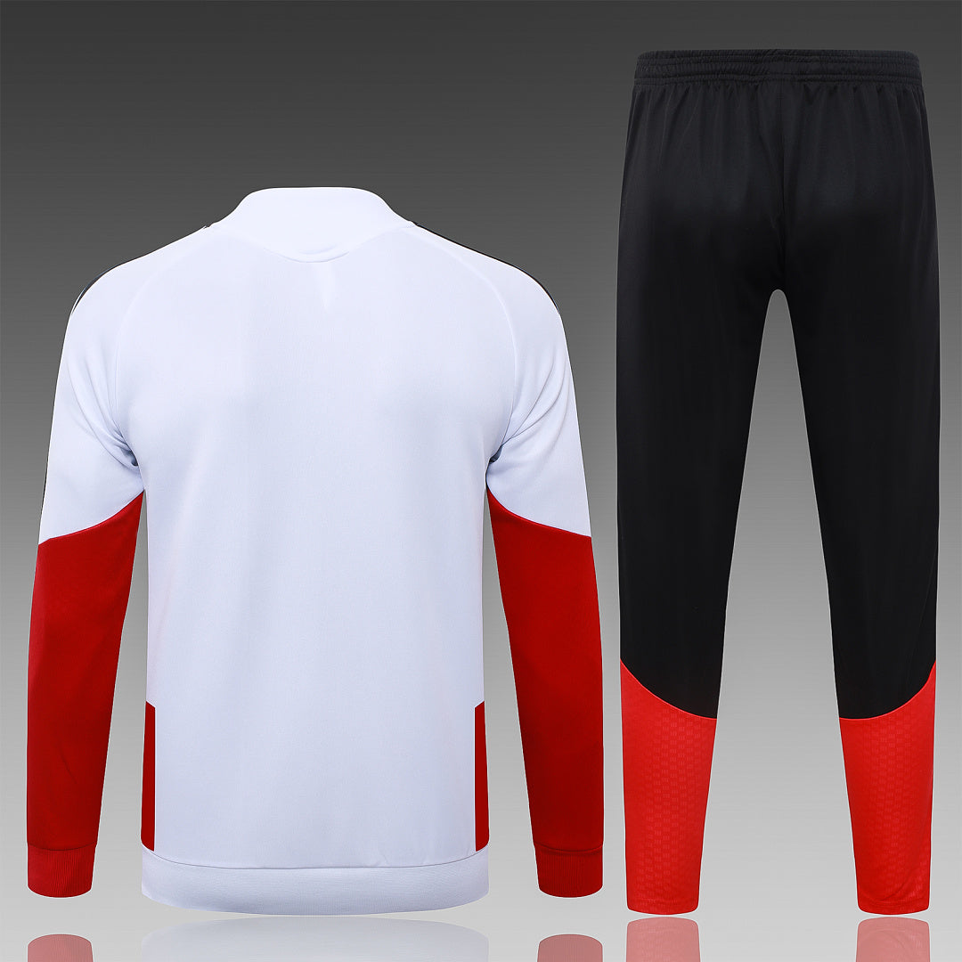 Veste zippée longue Riverbed Blanc