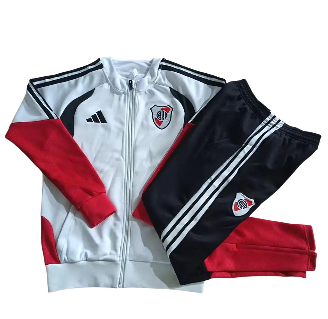 Veste zippée longue Riverbed Blanc
