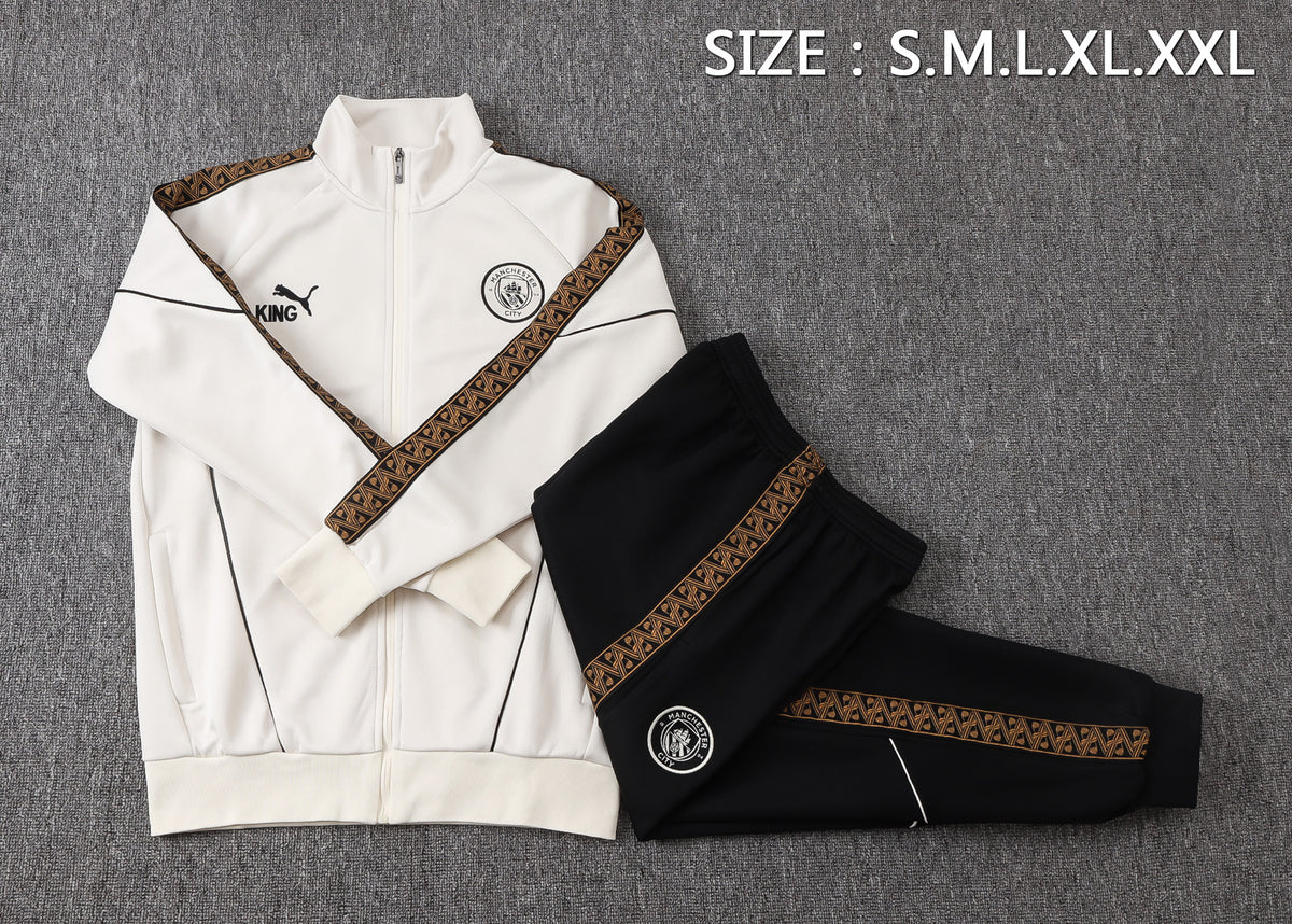 Veste zippée Manchester City Beige