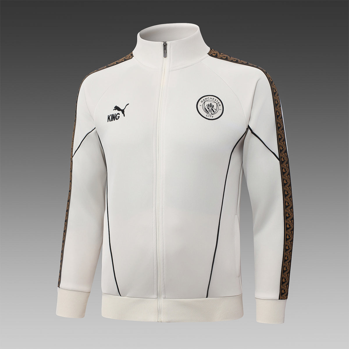 Veste zippée Manchester City Beige