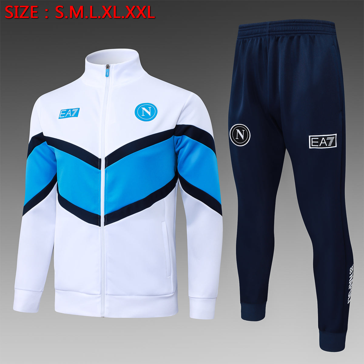 Veste zippée Naples Blanc 2025/26
