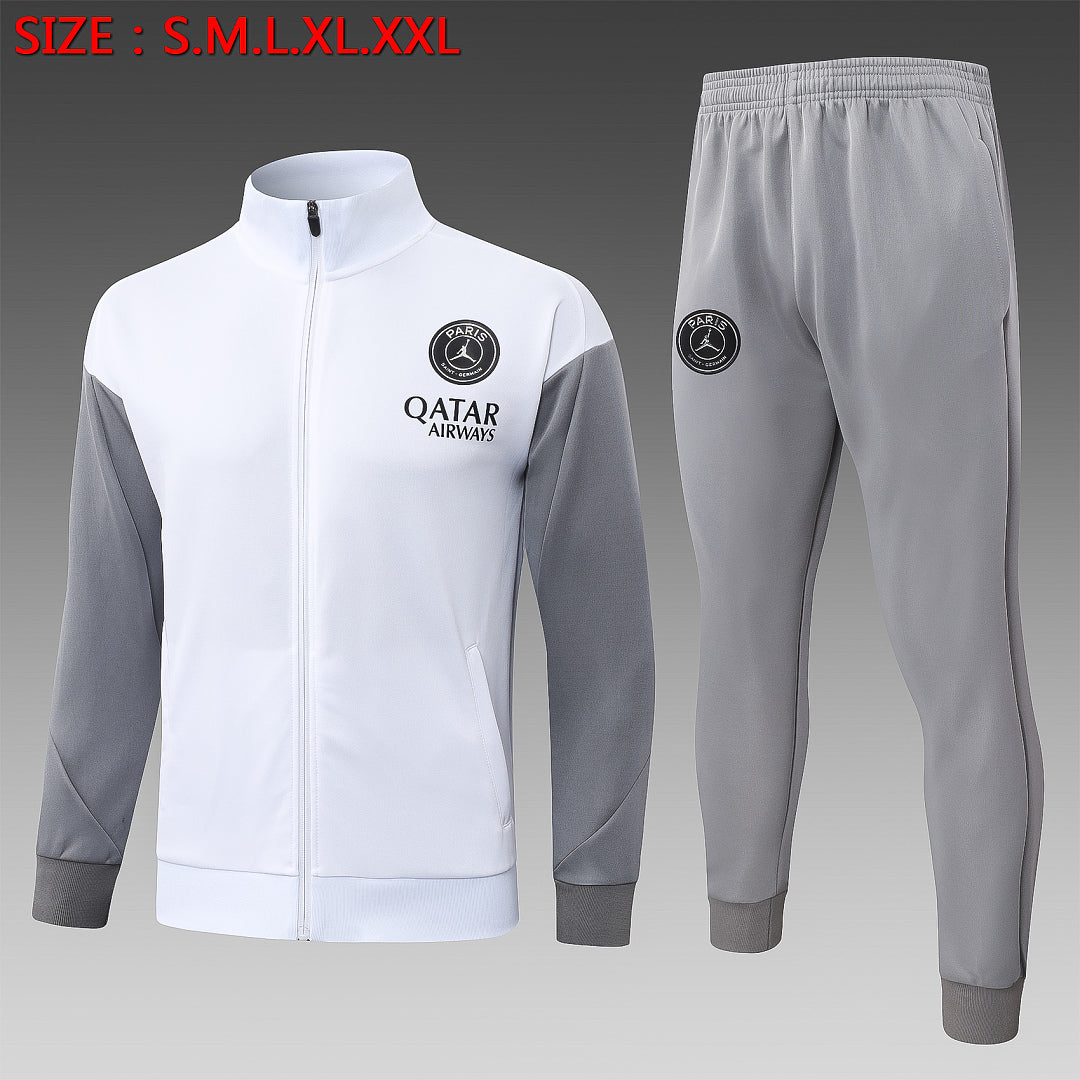 Veste zippée Paris Blanc