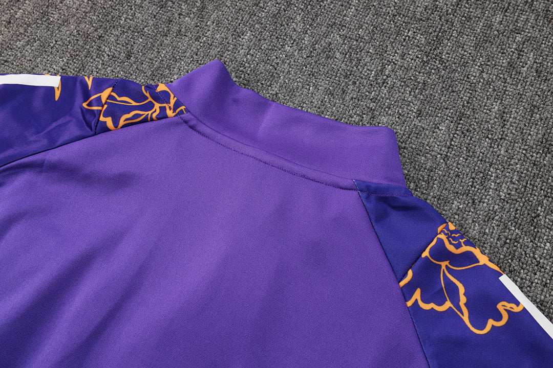 Veste zippée Real Madrid violette Dragon 2024/25