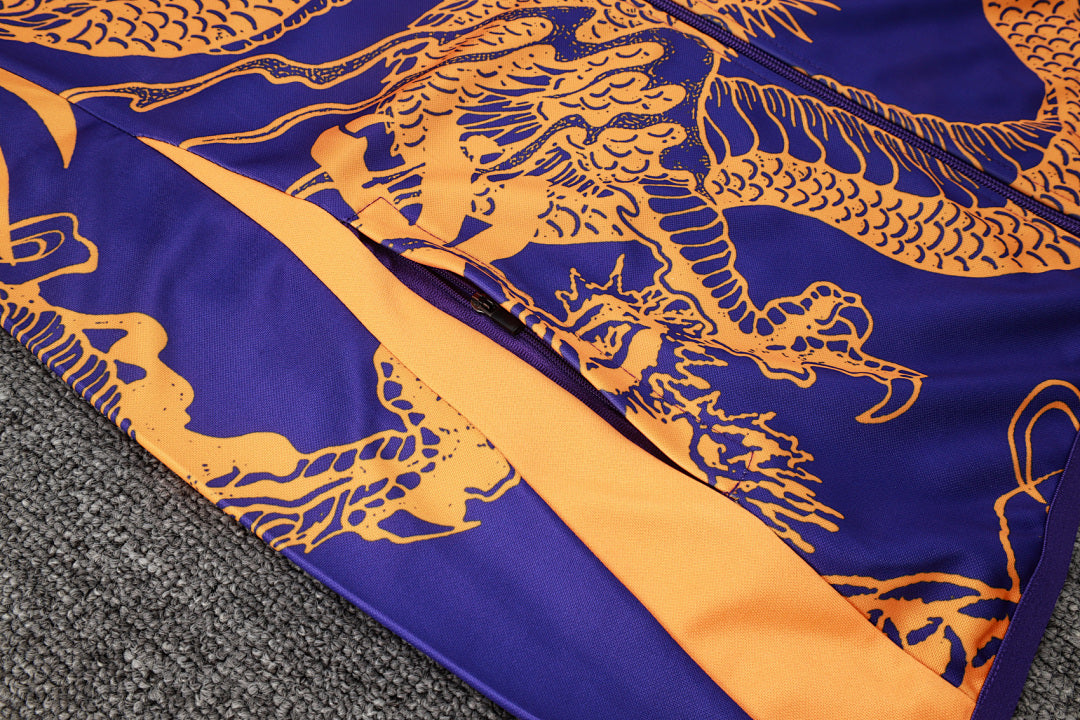 Veste zippée Real Madrid violette Dragon 2024/25