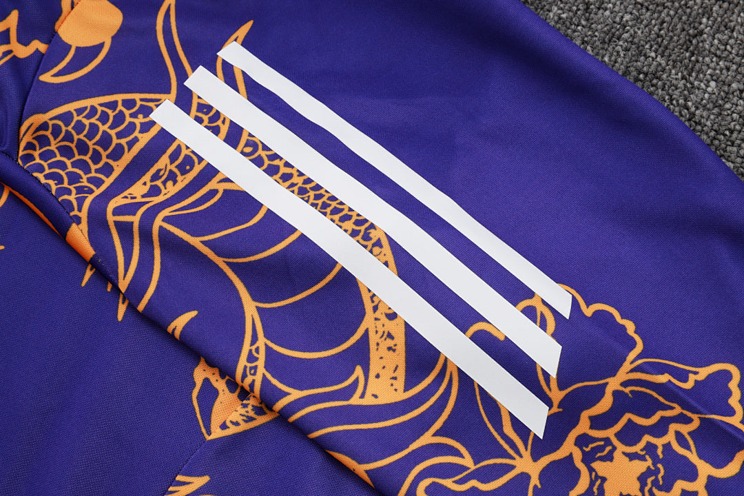 Veste zippée Real Madrid violette Dragon 2024/25