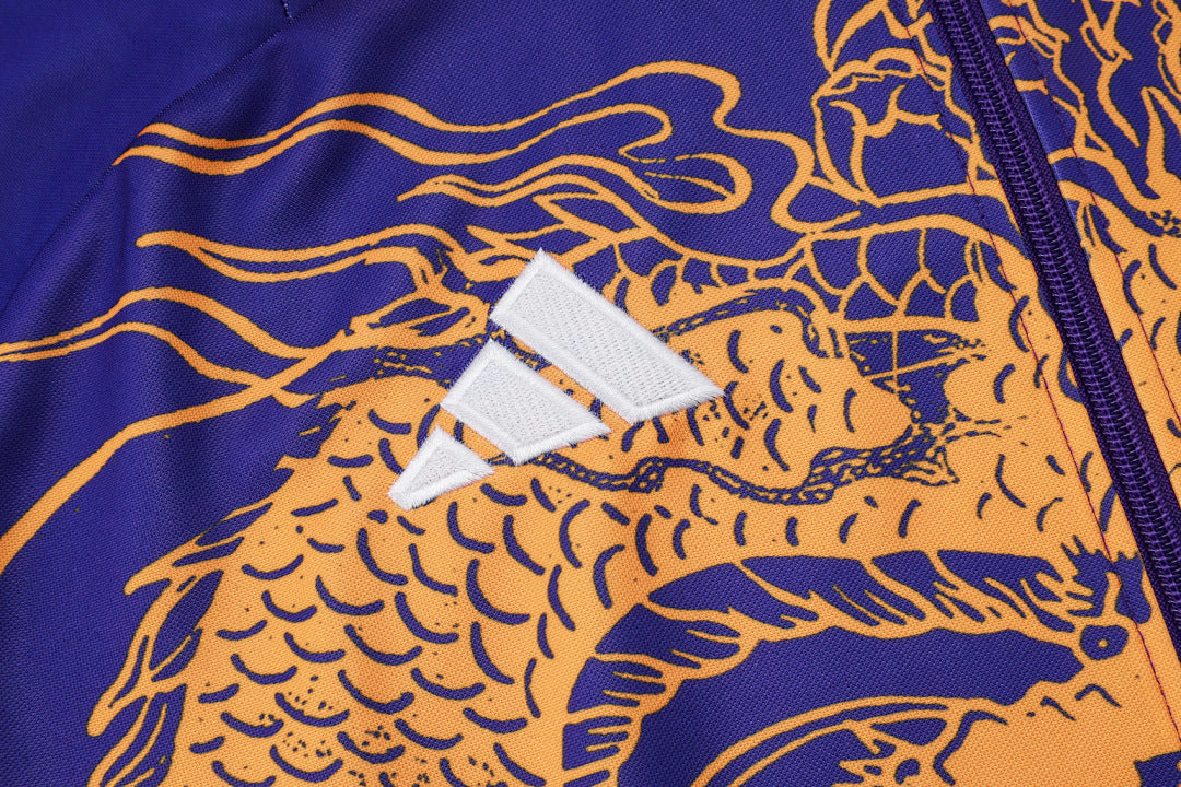 Veste zippée Real Madrid violette Dragon 2024/25