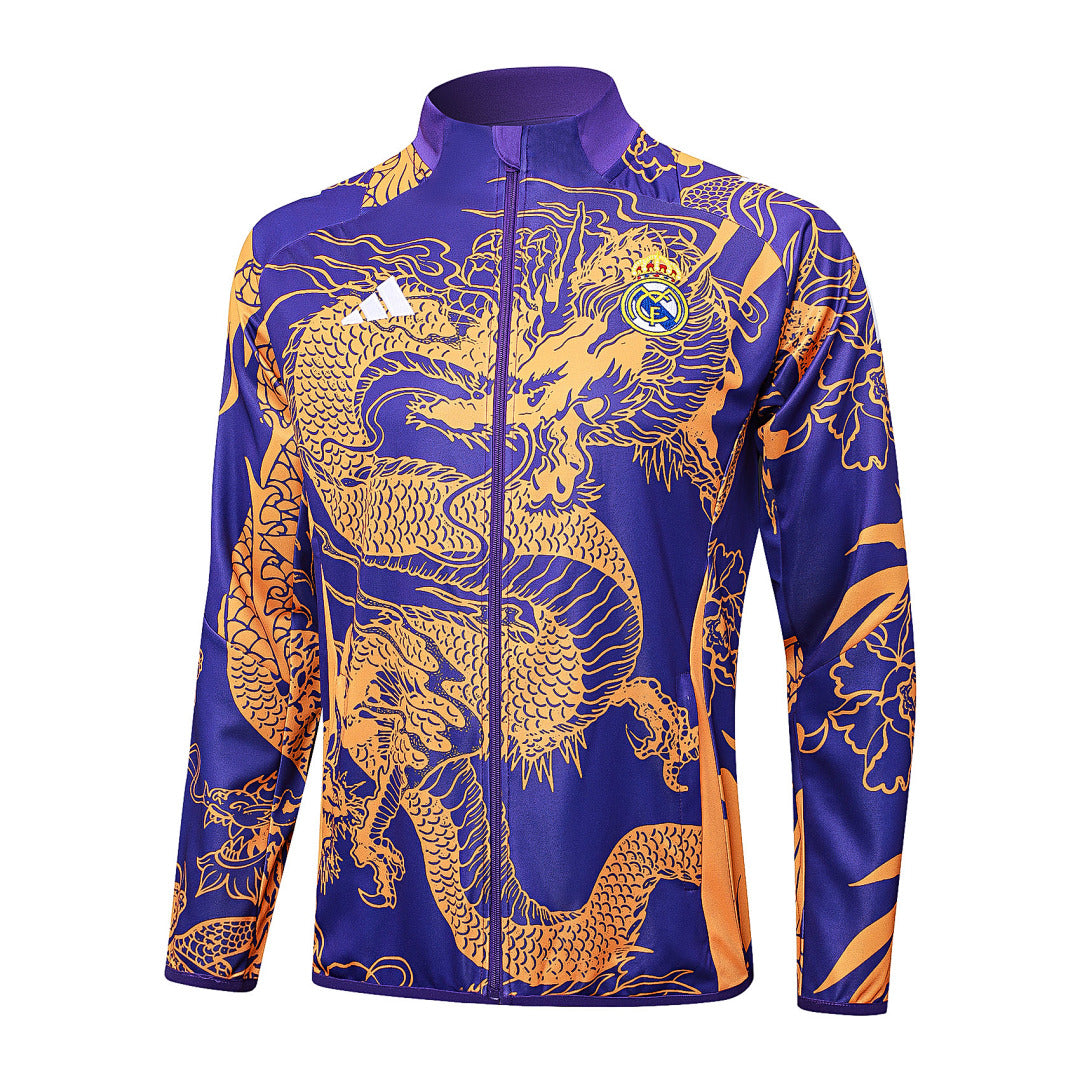 Veste zippée Real Madrid violette Dragon 2024/25